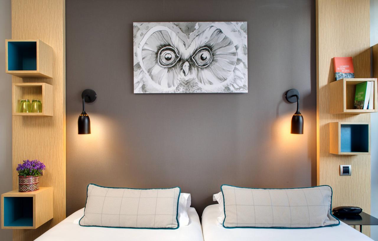 Chouette Hôtel Paris - Chambre Twin Chouette